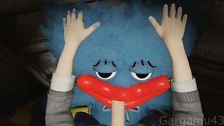Poppy Playtime Huggy Wuggy Blowjob Cum In Mouth