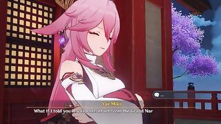 Yae Miko fucks with Scaramouche to save Taveler!