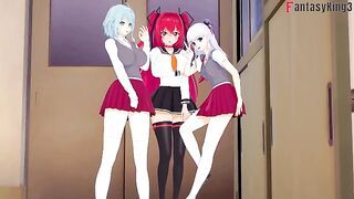 Shinmai Maou NTR Testament 2 Bully Fucking  Part2  Watch the full movie on PTRN: Fantasyking3