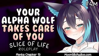 F4M - Taking Care of You - Alpha Wolf Girl x Injured Listener - Personal Attention - ASMR