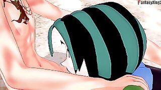 Gwen blowjob on the beach &vert; 1 &vert; Total Drama &vert; Full & POV on Sheer & PTRN&colon; Fantasyking3