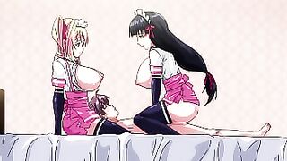 Masajistas pervertidas le dan final feliz a su cliente - Mayohiga no Onee-san Ep&period; 1