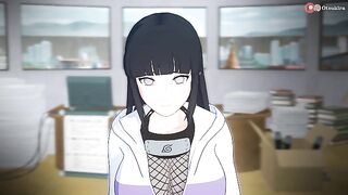 Hinata fucked in the Hokage's Office by Naruto [Otsukira]