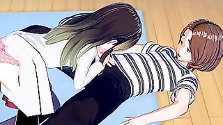 Hentai lewd blowjob