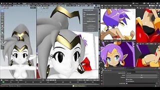 Shantae modeling stream 3