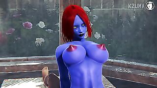 Mística dos X-Men, bucetuda safada e gostosa sendo - 3D Anime Hentai