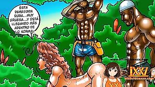 Comic La esposa y el jardinero negro