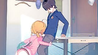 Hentai girl can't stop sucking dick