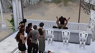 The Blissful Simmers Wedding after party turned sex party