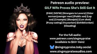 GILF Wife Proves She's Still Got It erotic audio preview -Performed by Singmypraise