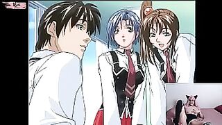 Nini reacciona a Hentai por primera vez - Bible Black Cap 1 Part. Dos