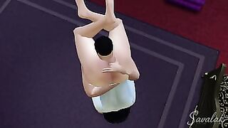young sporty woman fucked by a huge cock