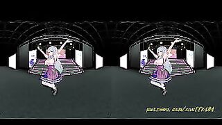 vr180 mmd Lamy dance 3d hololive