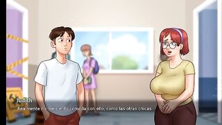 MI PRIMER DIA EN LA UNIVERSIDAD VIENDO A LAS CHICAS MAS CALIENTES SUMMERTIME SAGA 2
