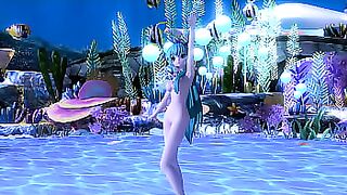 Hatsune Miku Tale of the Deep Sea Lily Project diva Nude Mod Full Nude