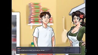 Summertime Saga ep 90 - Fazendo Pizzas com a Italiana Gostosa