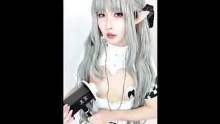 ASMR lick your dick near your ears till you cum
