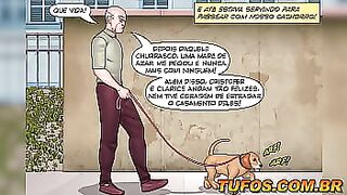 Transa intensa com duas velhas gostosas&excl; As vizinhas fofoqueiras levaram rola&excl;