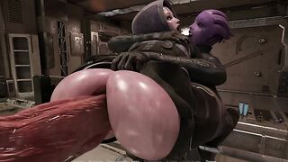 tight ass girl gets impaled on big mutant cock 2k 3D