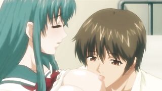 Blue Haired Girl Loves Getting Fucked by Big Cock
