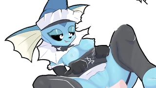 Fucking my Vaporeon maid