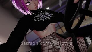 Riding Dildo At Indoor Go Kart Lap Dance VRChat ERP
