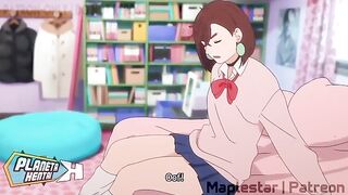 dandadan okarun and  hardcore sex maplestar