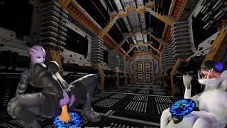 ugly mutant has a bitch through a portal