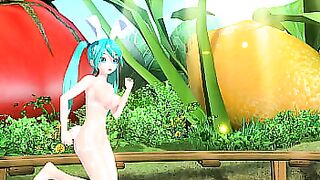 Hatsune Miku Popipo Project diva Nude Mod Full Nude