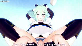 POV Hentai Footjob from Yamakaze from Kantai Collection