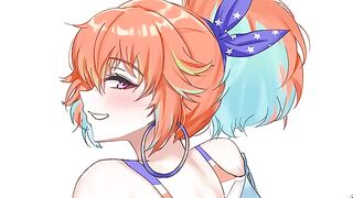 A Workout Session with Kiara (Workout teasing edging sweat armpit) [Public Version]