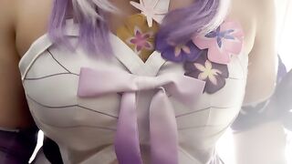 Castorice - blowjob, footjob and sex - cosplay Honkai Star Rail