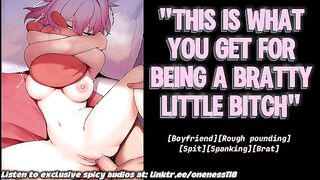 Daddy punishes you for being a brat while he’s working| Male Moans| M4F| ASMR Audio Roleplay