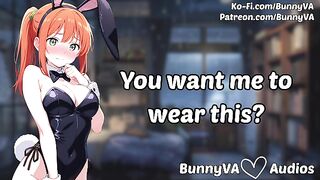 F4A | Tsundere Girlfriend Wears A Bunnysuit ASMR Audio Roleplay