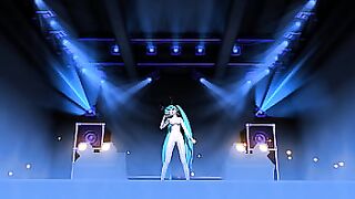 Hatsune Miku Love is War Project diva Nude Mod Full Nude Bunny costume