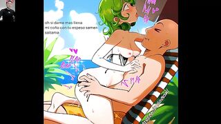 Tatsumaki wants to ride Saitama's big cock until her pussy is filled