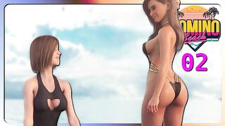 DOMINO BEACH #02 - Visual Novel Gameplay