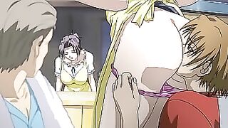 Hentai – Sneakily Eating My Stepmom's Ass While She Talks with my sFather [Uncensored] [Subtitled]