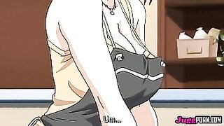 My StepSister-in-Law and Her Busty Friend Suck My Cock - Uncensored Hentai