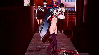 Hatsune Miku Dared To Strip In Public - Apple Pie MMD by Stranger MMD
