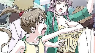 Hentai – Teen Touching a MILF in a Public Train [Uncensored] [Subtitled]