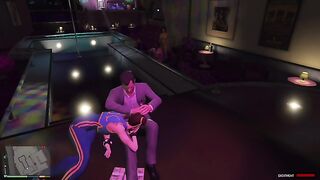 GTA 5: Chun-Li Raw Sucks Michael Dick in Vanilla Unicorn Strip Club Erotic Oral Show