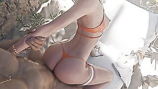 Yuffie's Beach Encounter Nagoonimation