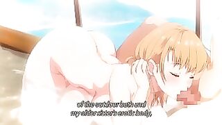 Hentai blowjob in bath