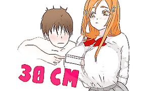 Competition in length and depth against Inoue Orihime from Bleach ! hentai (porn anime sex ) 2025