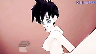 Videl and Chi-Chi (Bikini armor) intense sex. - Dragon Ball POV Hentai