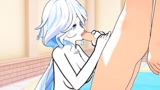 Idol Furina puts on a Private Sexual Performance for your Cock - Genshin Impact