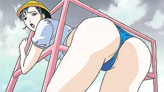 Hentai – Big-Ass MILF Gets Stuck! [UNCENSORED]