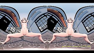 VR180 mmd Uimama Nude dance 3d hololive