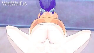 Class President has Intense Sex for Extra Credit - Miside Hentai